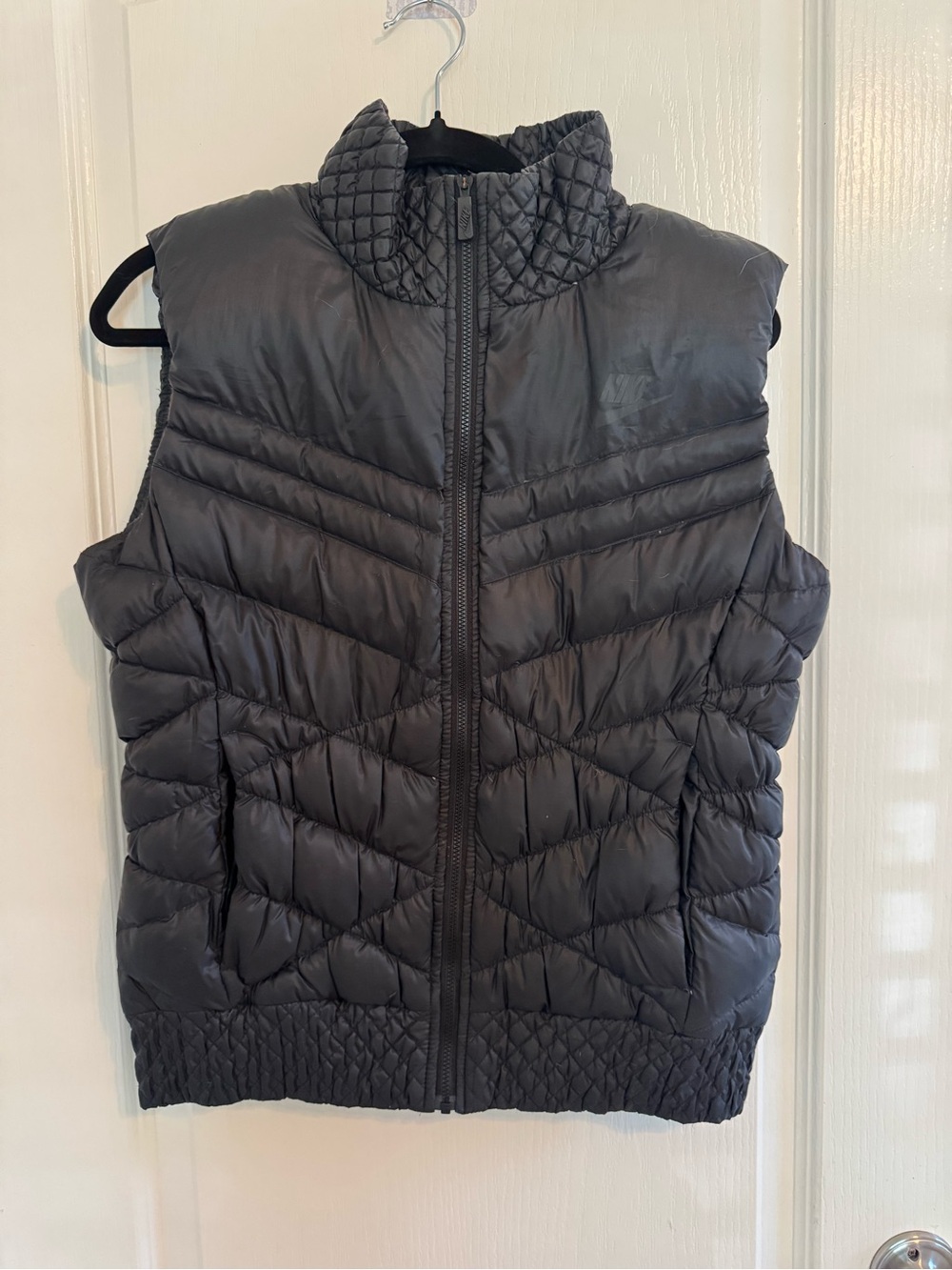 Women's Quilted Puffer Vest - Black